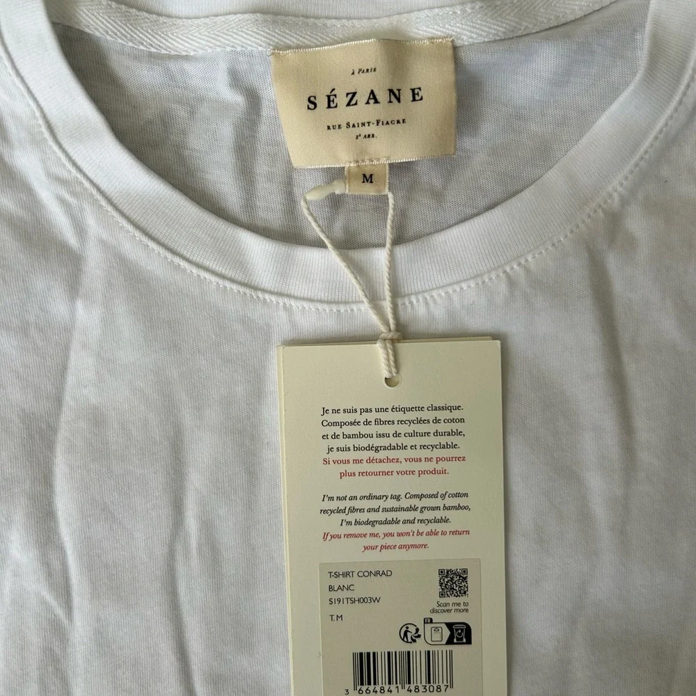 Sezane Conrad Short Sleeve Tee - Picture 4 of 5
